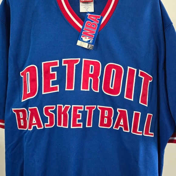 Detroit Pistons (Big Ben Wallace) Shooting Shirt NBA - NWT *DEADSTOCK* - Picture 2 of 10